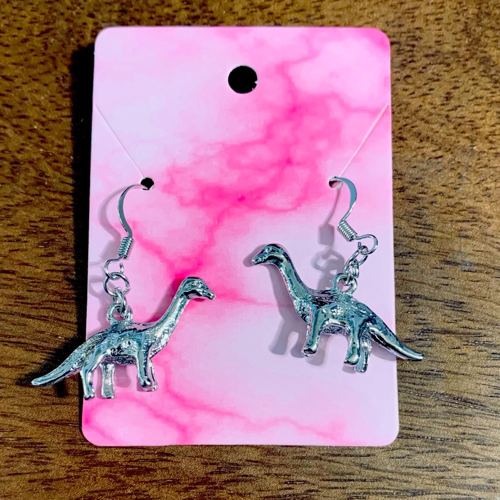 Handmade Dino earrings